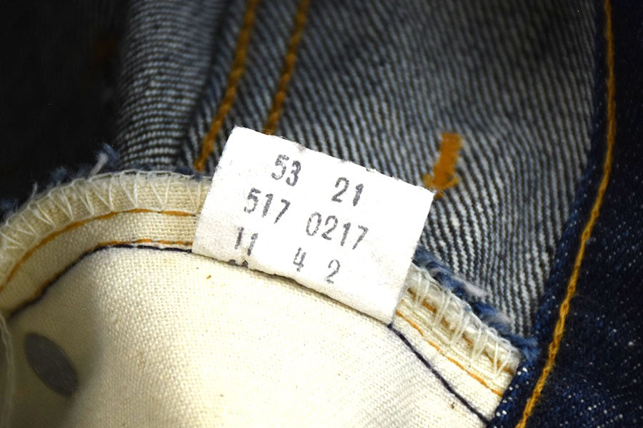 70's Levi's 517 シングル デニムパンツ 濃紺 表記(34x30)