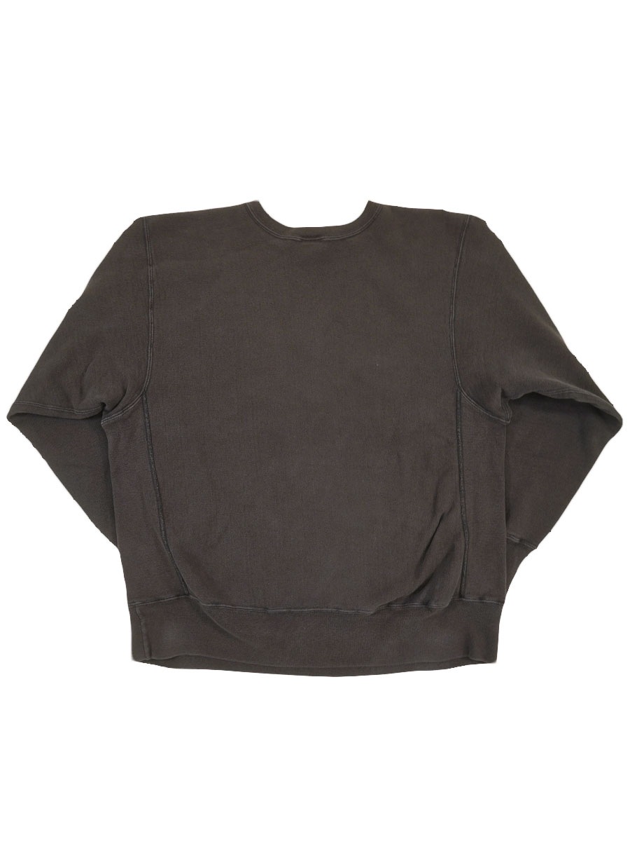 80's プリントタグ チャンピオンRW 無地 ブラック 表記(XL) USA製