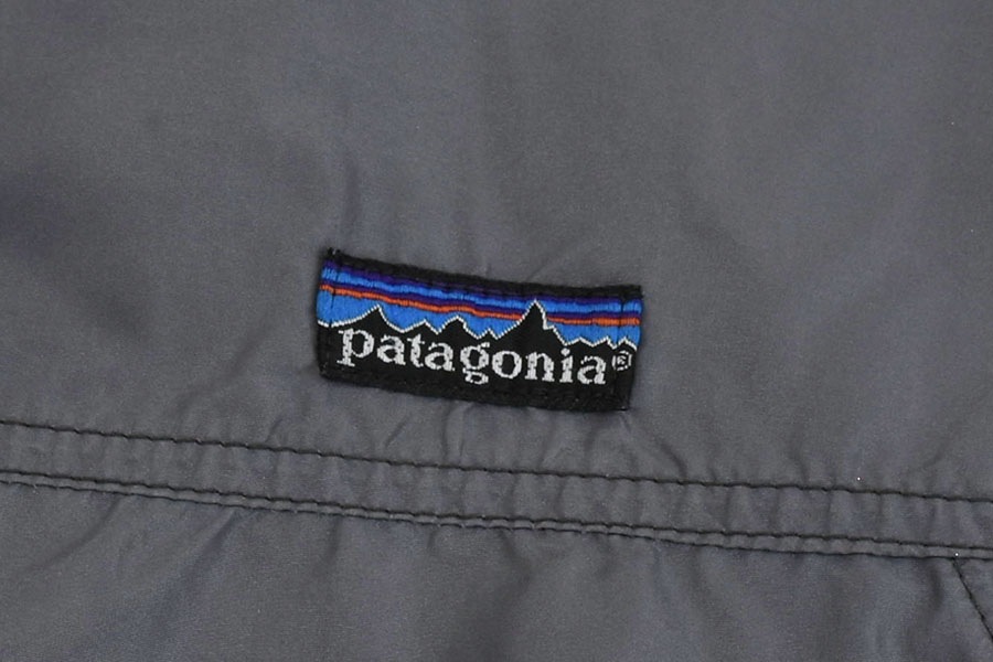 80's パタゴニア シェルドシンチラジャケット グレー 表記(L