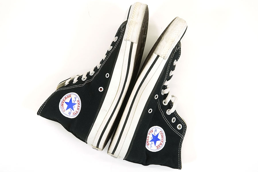 90's コンバース オールスター HI ブラック 表記(8) USA製 | すべての