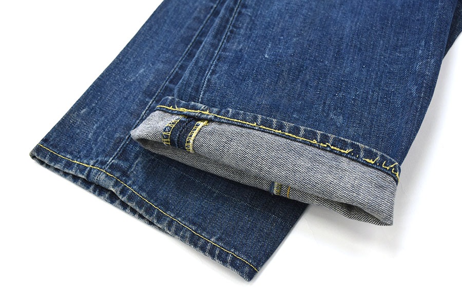 60s lee サイド黒タグ 101z 60s USA製 Leeリー 101Z サイド黒タグ 耳付き デニムパンツ w33