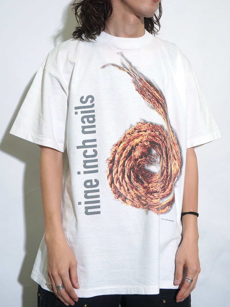 90'S ALL SPORT NINE INCH MAILS ''FURTHER DOWN THE SPIRAL'' T SHIRT