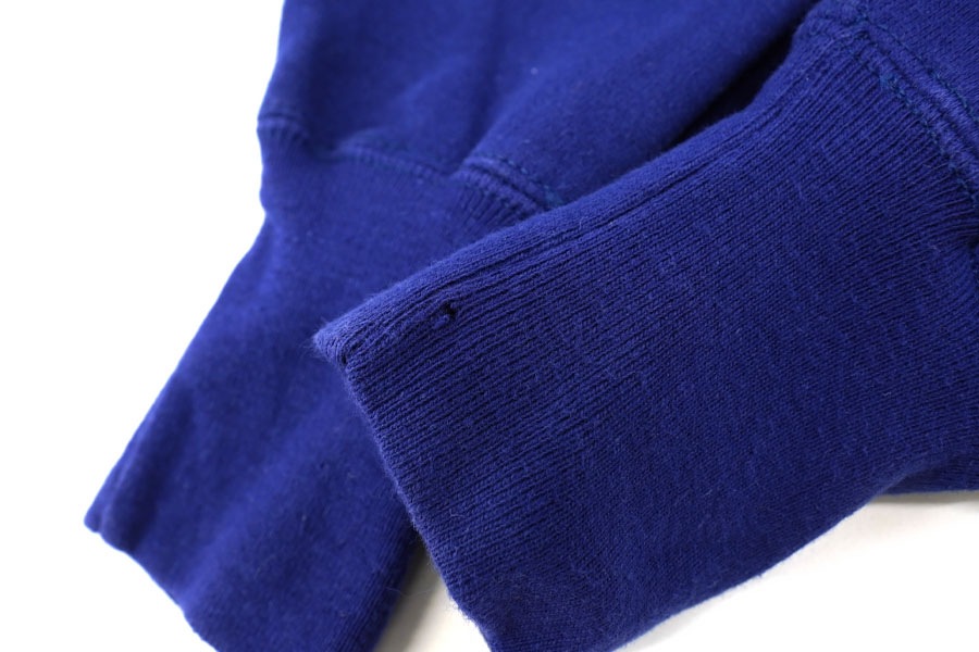 90's 刺繍タグ チャンピオンRWパーカ 無地 青紫 表記(M) USA製 グッド