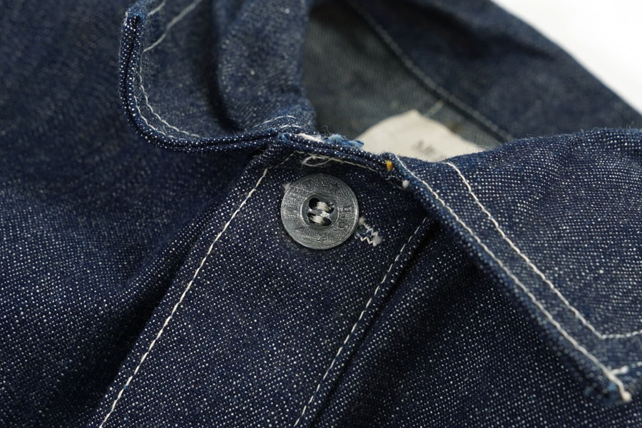 30's U.S.ARMY M-35 デニムプルオーバージャケット メタルボタン 濃紺