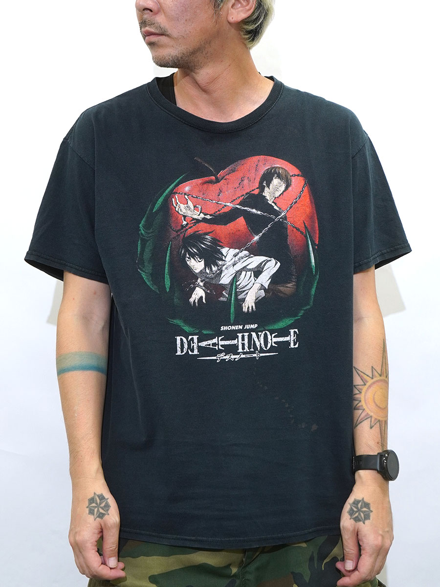 00's～ FRUIT OF THE LOOM DEATH NOTE ''夜神 月 & L'' Tシャツ