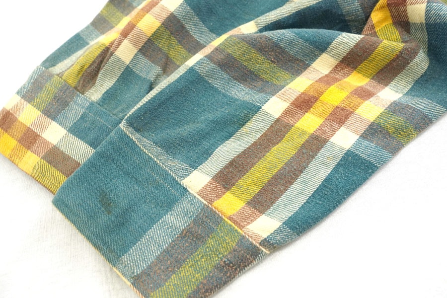 40's～50's Pilgrim マチ付き フランネルシャツ 実寸(16位) | SOLD OUT