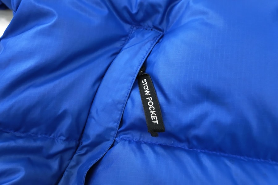 90's～ THE NORTH FACE ヌプシJKT 700フィル 青×黒 表記(L)　