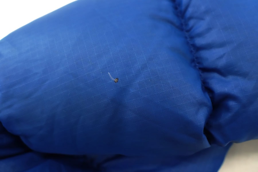 90's～ THE NORTH FACE ヌプシJKT 700フィル 青×黒 表記(L)　