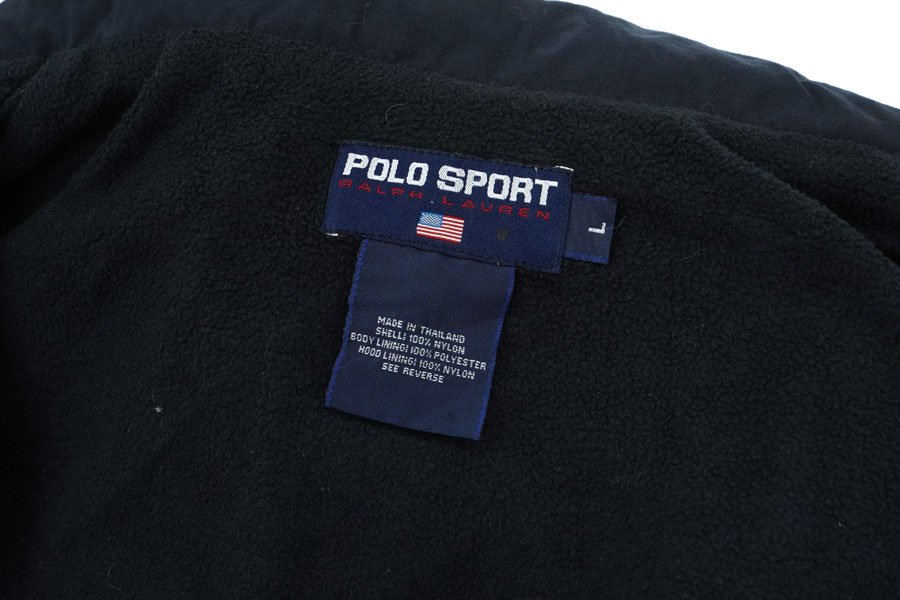 Polo Sport フード付きナイロンジャケット 90's POLO SPORT HI TECH フード付き ナイロンジャケット