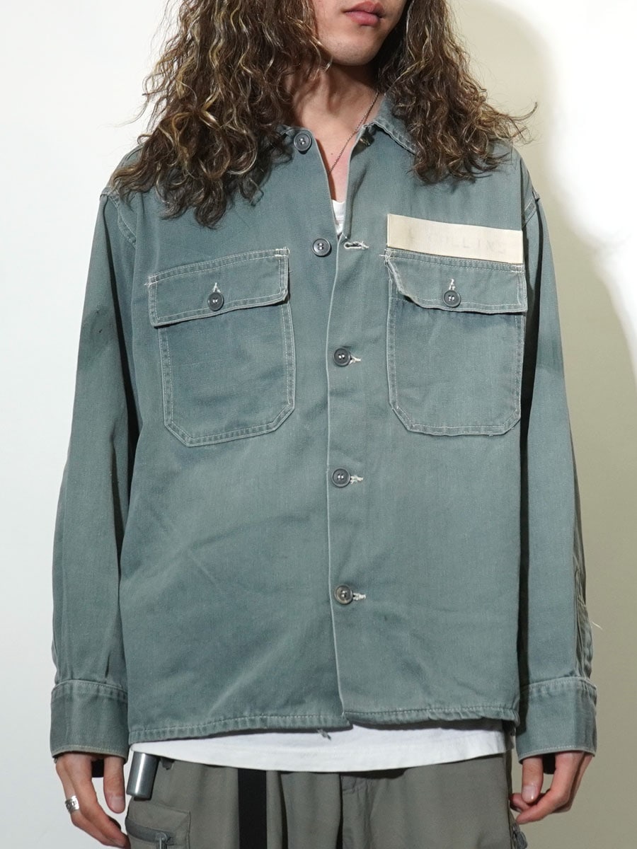 50's U.S.AIR FORCE ユーティリティシャツ 表記(15)