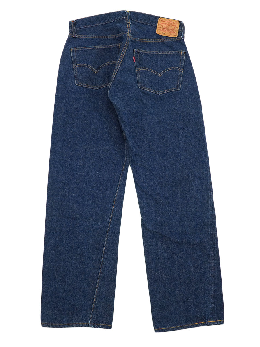 USA製 501《リーバイス》(W33)デニム 濃紺 ビッグE リーバイス 501 93年復刻 赤耳 ビッグE アメリカ製 W33 濃紺 極
