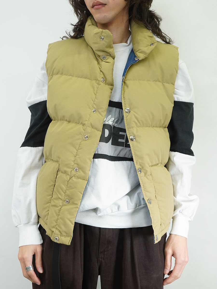 80's Expedition 2ポケ ダウンベスト ベージュ 表記(M) | NEW ITEM
