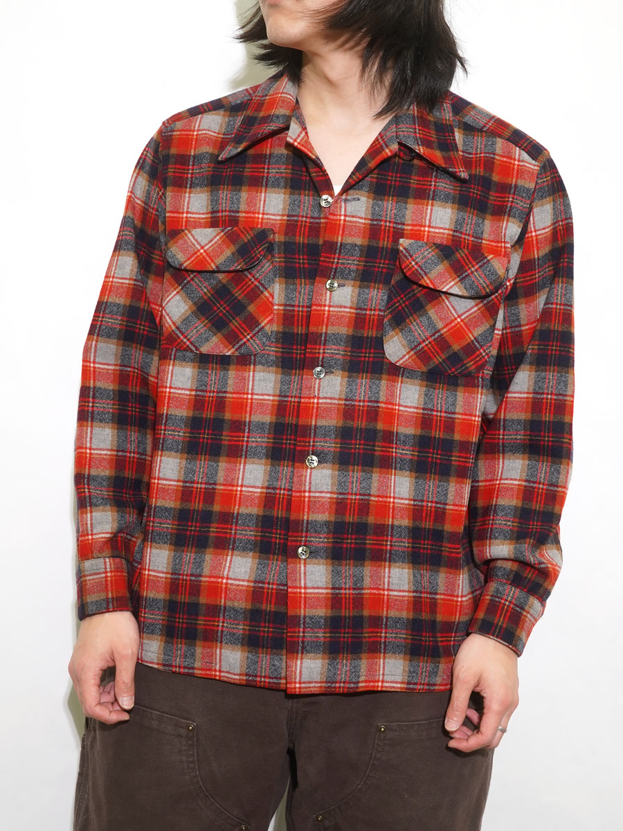 70's ペンドルトン 好配色チェック ボードシャツ 表記(L) | NEW ITEM