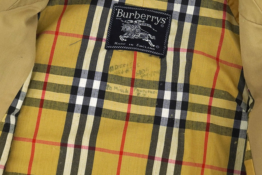 Burberrys バルマカーンコート ノバチェック イエロー/PW283 80's～ Burberrys' バーバリーチェックライナー バルマカーン
