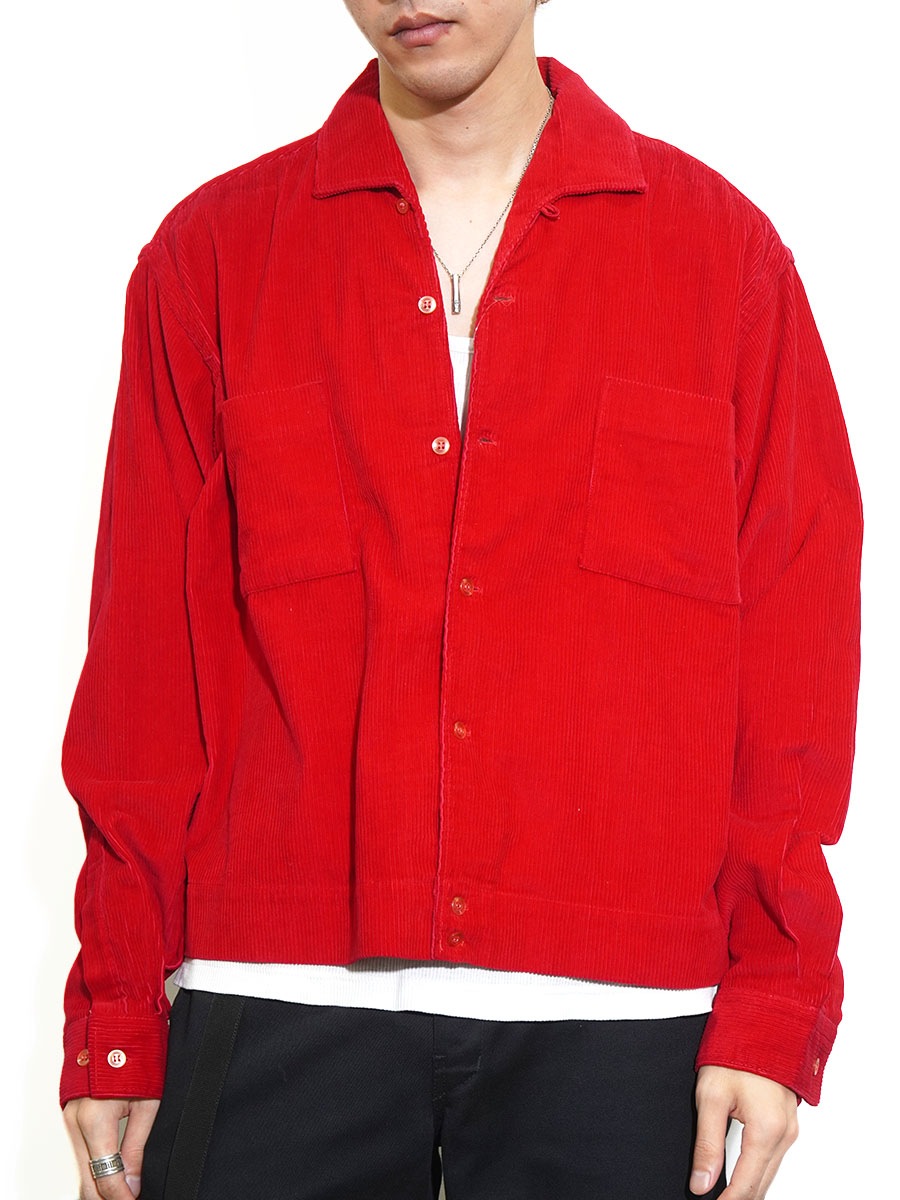 50s campus コーデュロイ シャツ レッド ロカビリー 検 60s 50s campus コーデュロイ シャツ レッド ロカビリー 検 60s - メルカリ