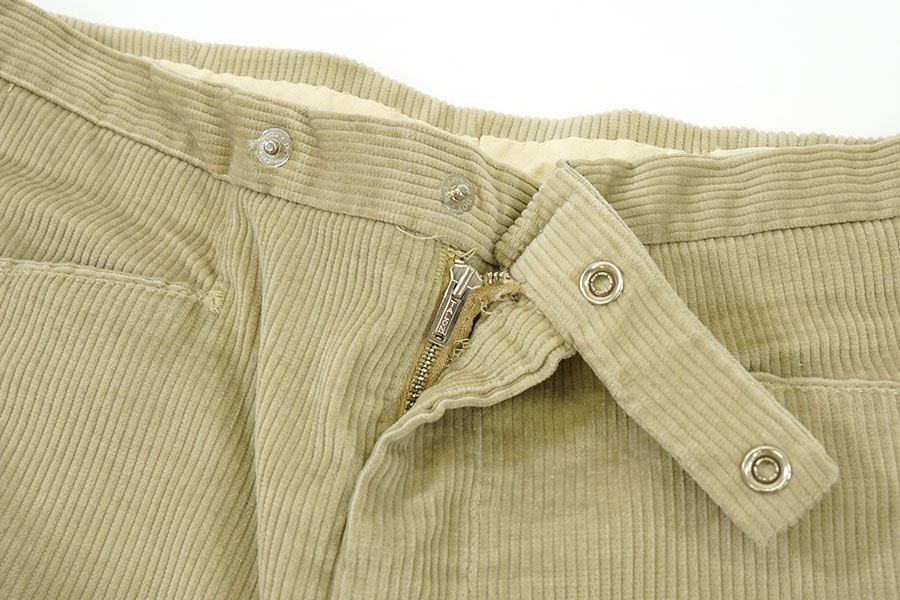 60's～ LEVI'S STA-PREST コーデュロイパンツ ベージュ 実寸(29x29)
