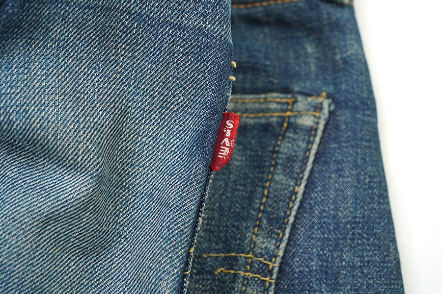60's Levi's 501 BIG-E Sタイプ デニムパンツ ヒゲ 良色落ち 表記(W40