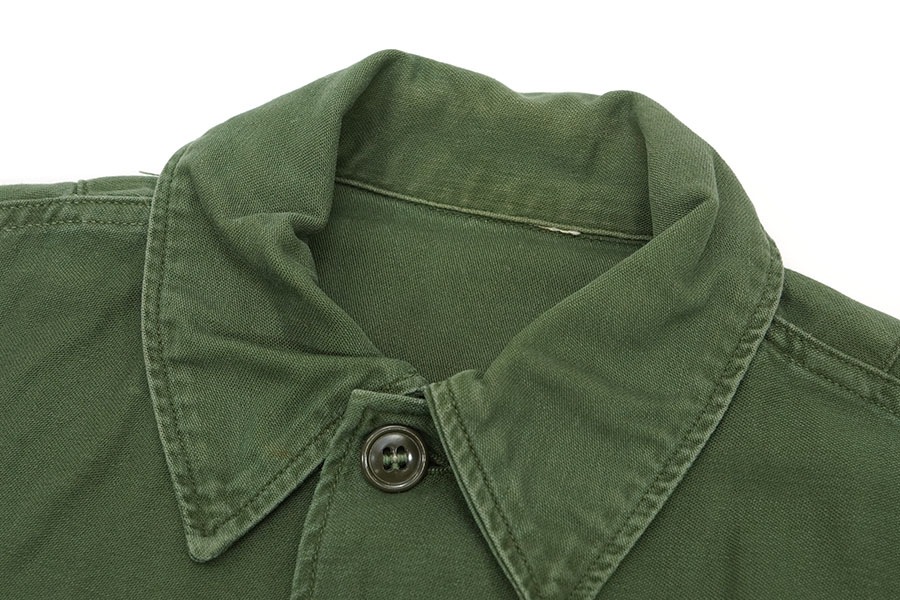 U.S. ARMY ユーティリティシャツ 米軍 ユーティリティシャツ コットンサテン U.S.ARMY 69年 実物
