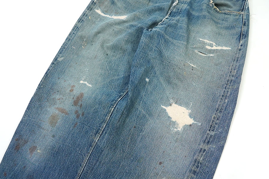 40's Levi's 501XX 片面 レザーパッチ デニムパンツ 味あり渋雰囲気