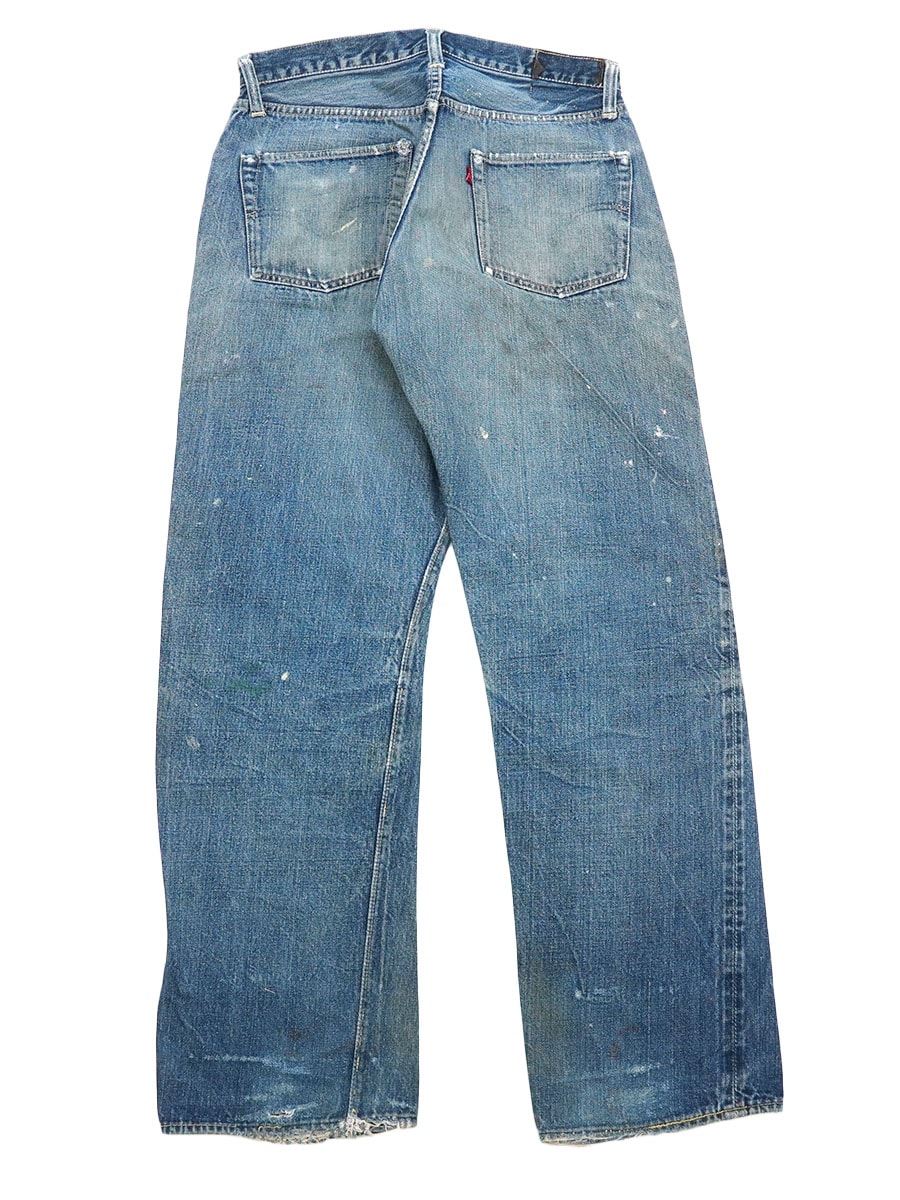 40's Levi's 501XX 片面 レザーパッチ デニムパンツ 味あり渋雰囲気