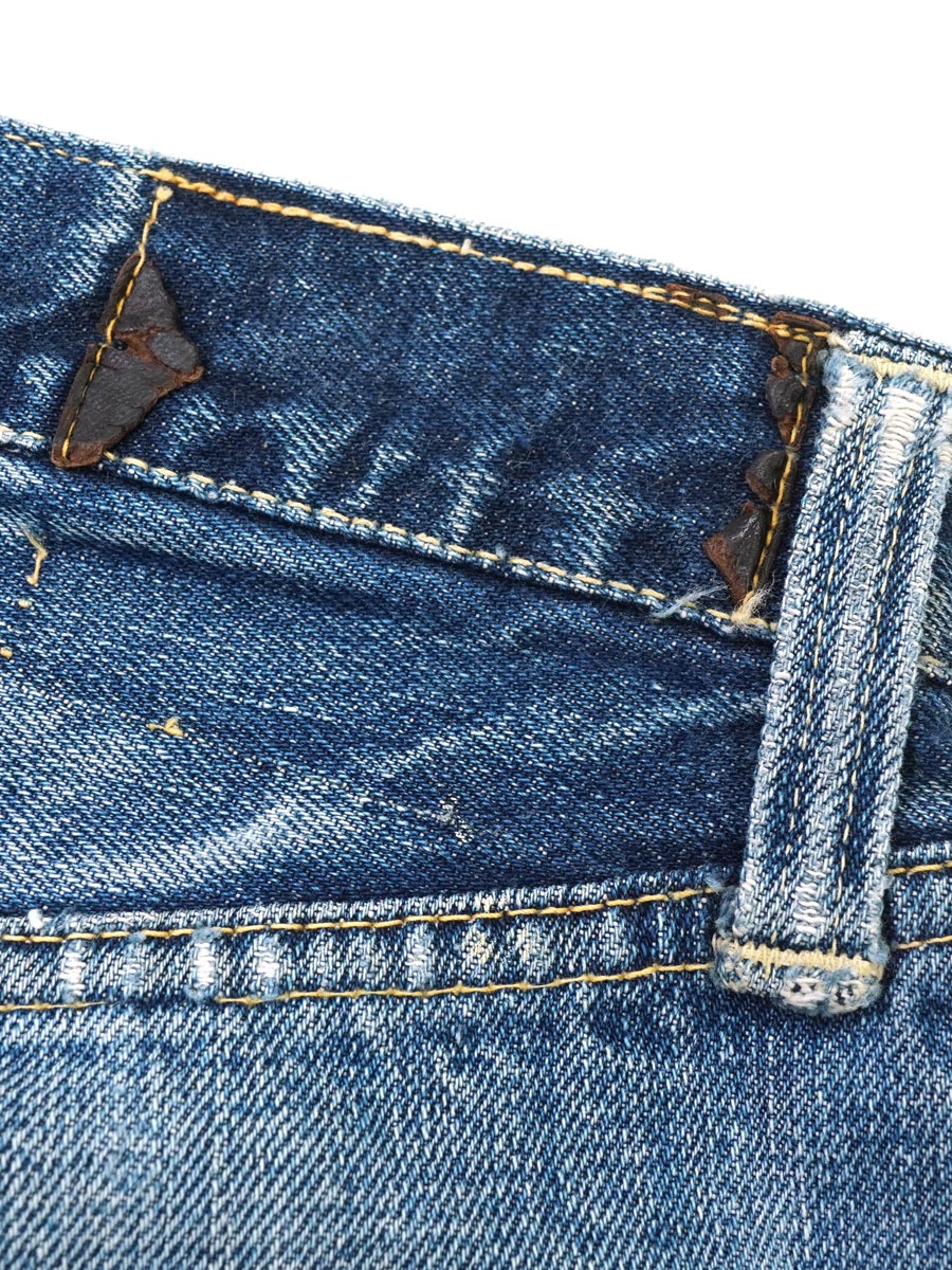 40's Levi's 501XX 片面 レザーパッチ デニムパンツ 味あり渋雰囲気