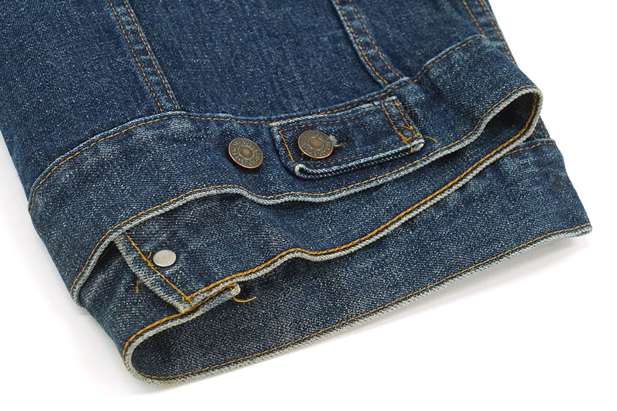 70's LEVI'S 70505 スモールe デニムジャケット 濃紺 表記(42