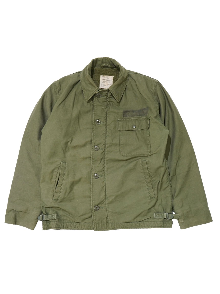 '75 U.S.NAVY A-2 DECK JACKET (SIZE.MEDIUM)