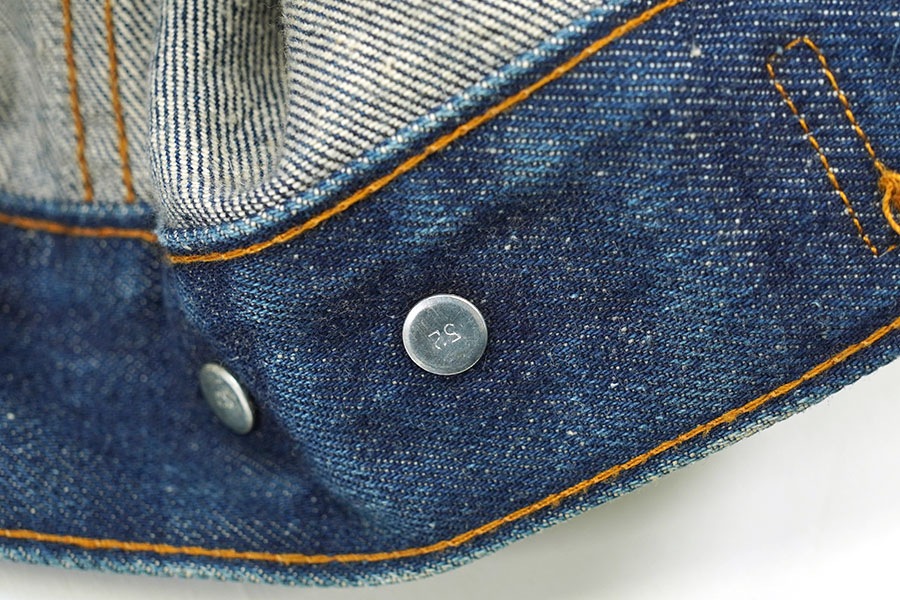 70's Levi's 70505 スモールe デニムジャケット インディゴ 濃紺 表記