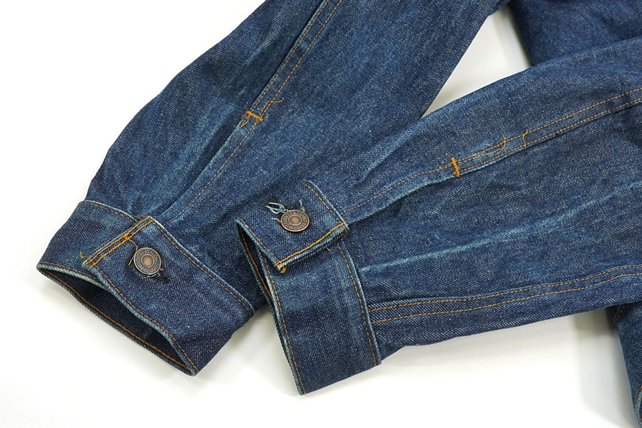 70's Levi's 70505 スモールe デニムジャケット インディゴ 濃紺 表記