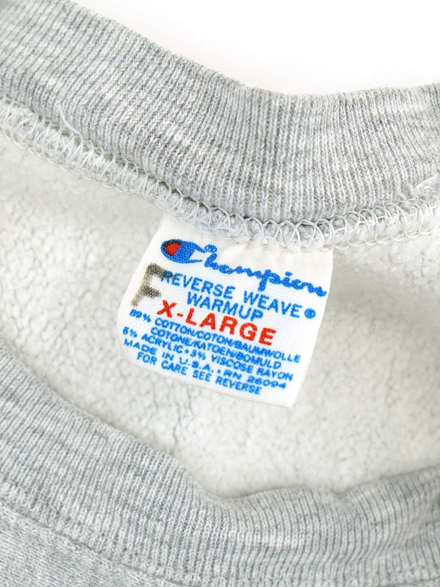 80'S CHAMPION REVERSE WEAVE ''LORAS'' GREY (APPROX.X LARGE) | NEW