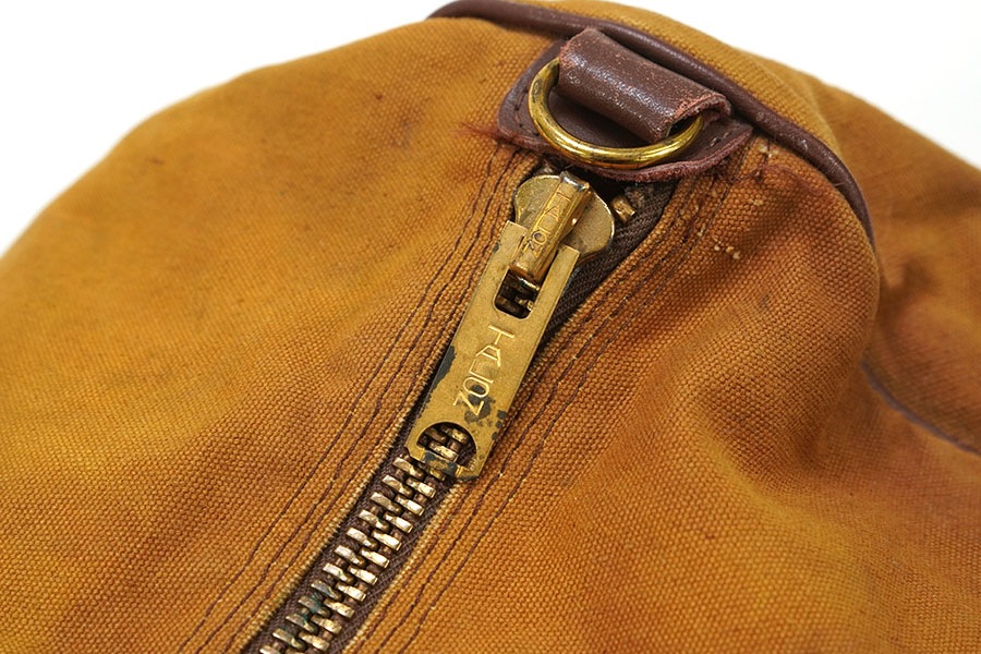 70's L.L.BEAN 筆記体タグ キャンバスxレザー ボストンバッグ | SOLD
