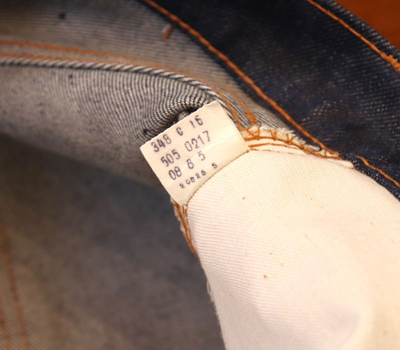 1970s Levis 505 SINGLE , NO WASH , Size W32 L32