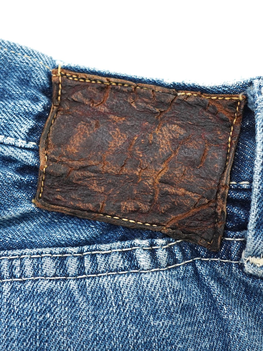 50's Levi's 501XX デニムパンツ 良雰囲気 実寸(33x32位) レザー