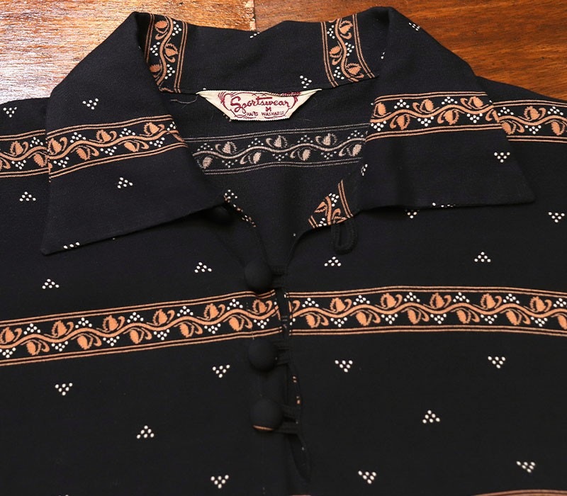1950s ROCKABILLY SHIRT , Size M