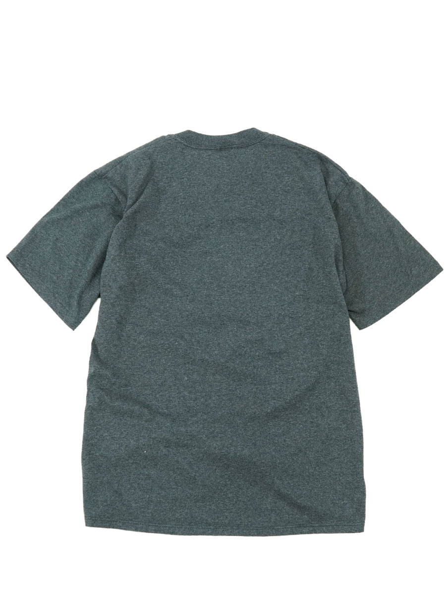 80's JERZEES ''WISCONSIN'' バッキー君 プリントTシャツ チャコールグレー 表記(XL) USA製