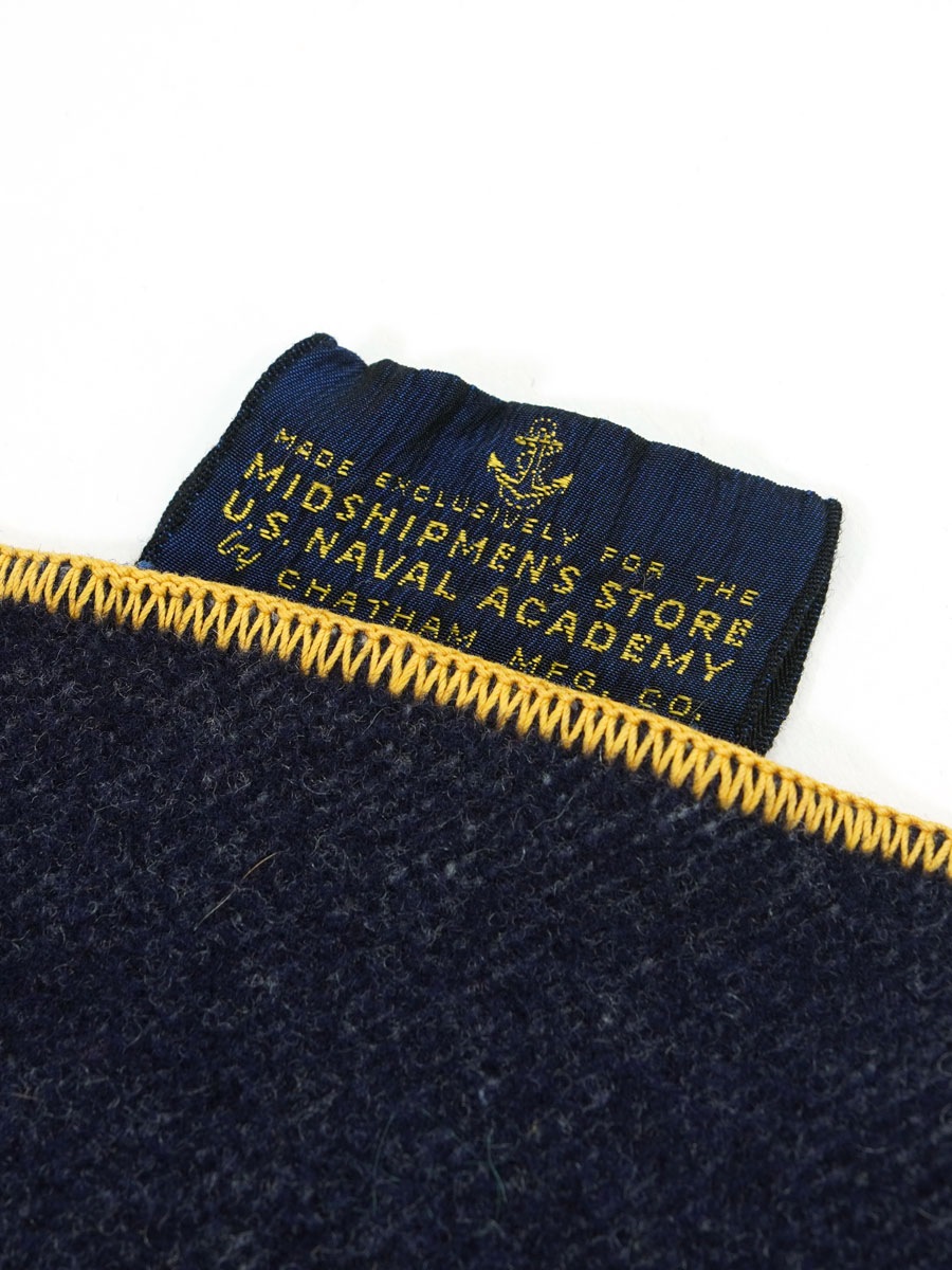 40's～ U.S.NAVAL ACADEMY ウールブランケット 実寸(102x139) | NEW