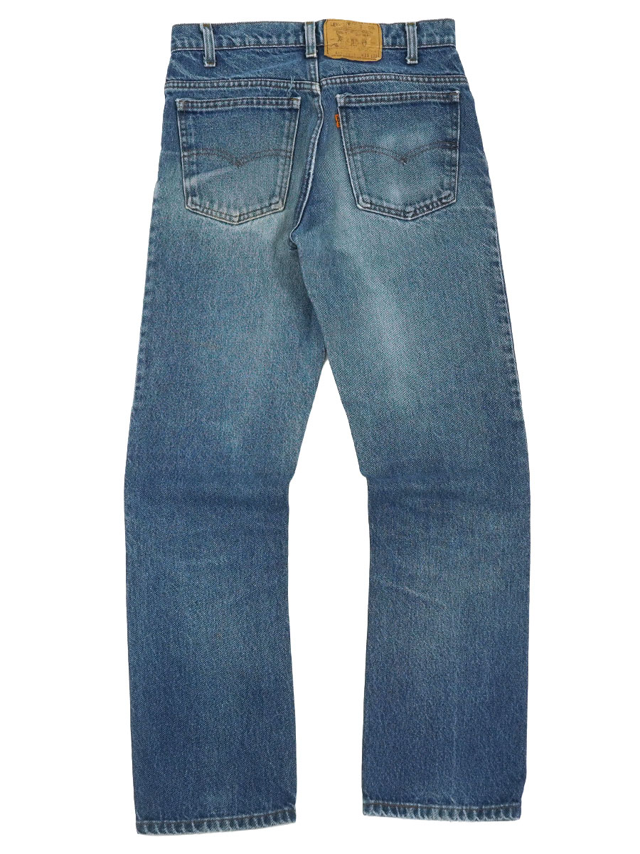 80's LEVI'S 519-0217 ヒゲ 美ブルー デニムパンツ 表記(W31 L32