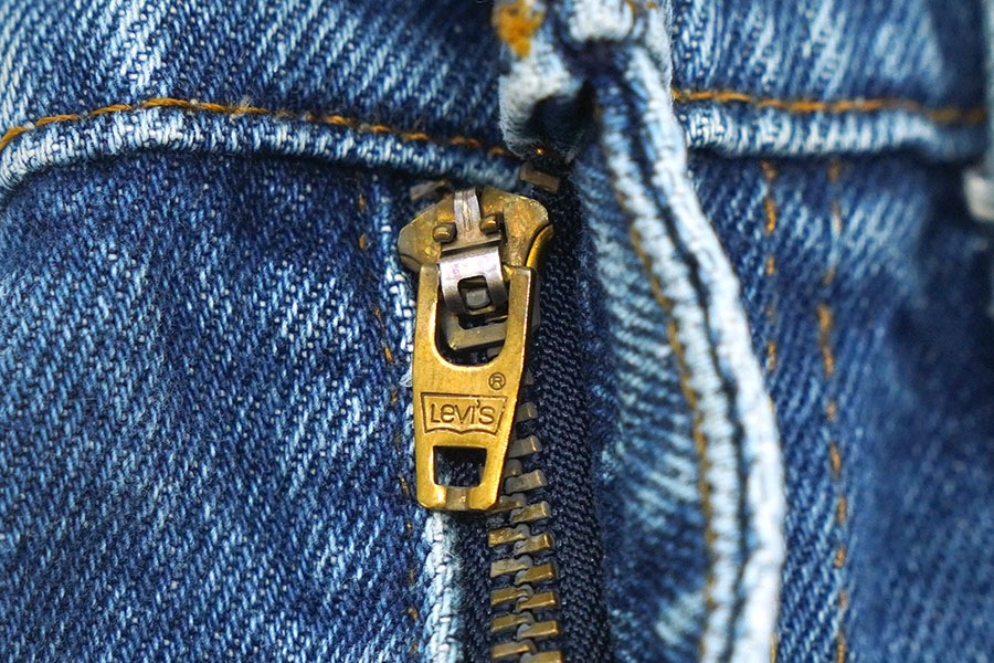 80's LEVI'S 519-0217 ヒゲ 美ブルー デニムパンツ 表記(W31 L32