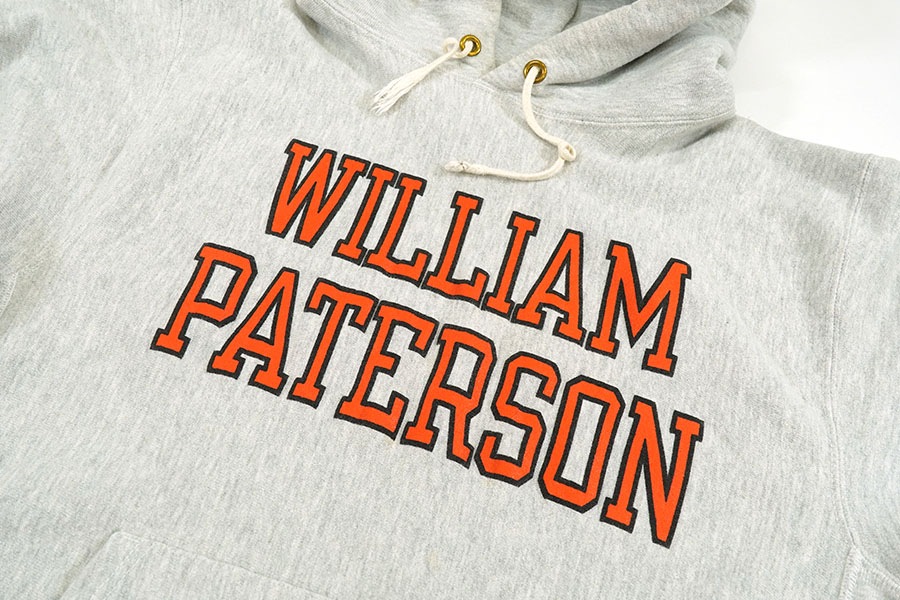 90's 刺繍タグ チャンピオンRWパーカ ''WILLIAM PATERSON'' 表記(XL) USA製