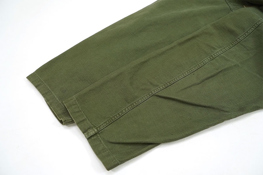 50's～ U.S.ARMY ユーティリティシャツ ワッペン付き 実寸(16位)