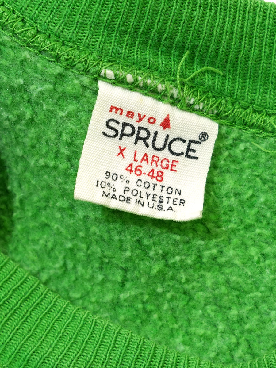 60's スプルース チャーリーブラウントレーナー 60's SPRUCE ''チャーリー・ブラウン'' 両面染み込みプリント ラグラン