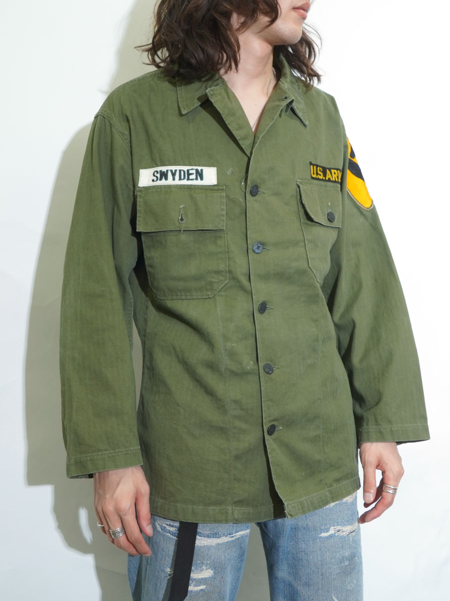 40's U.S.ARMY M-43 HBTジャケット ワッペン付き 表記(38R)