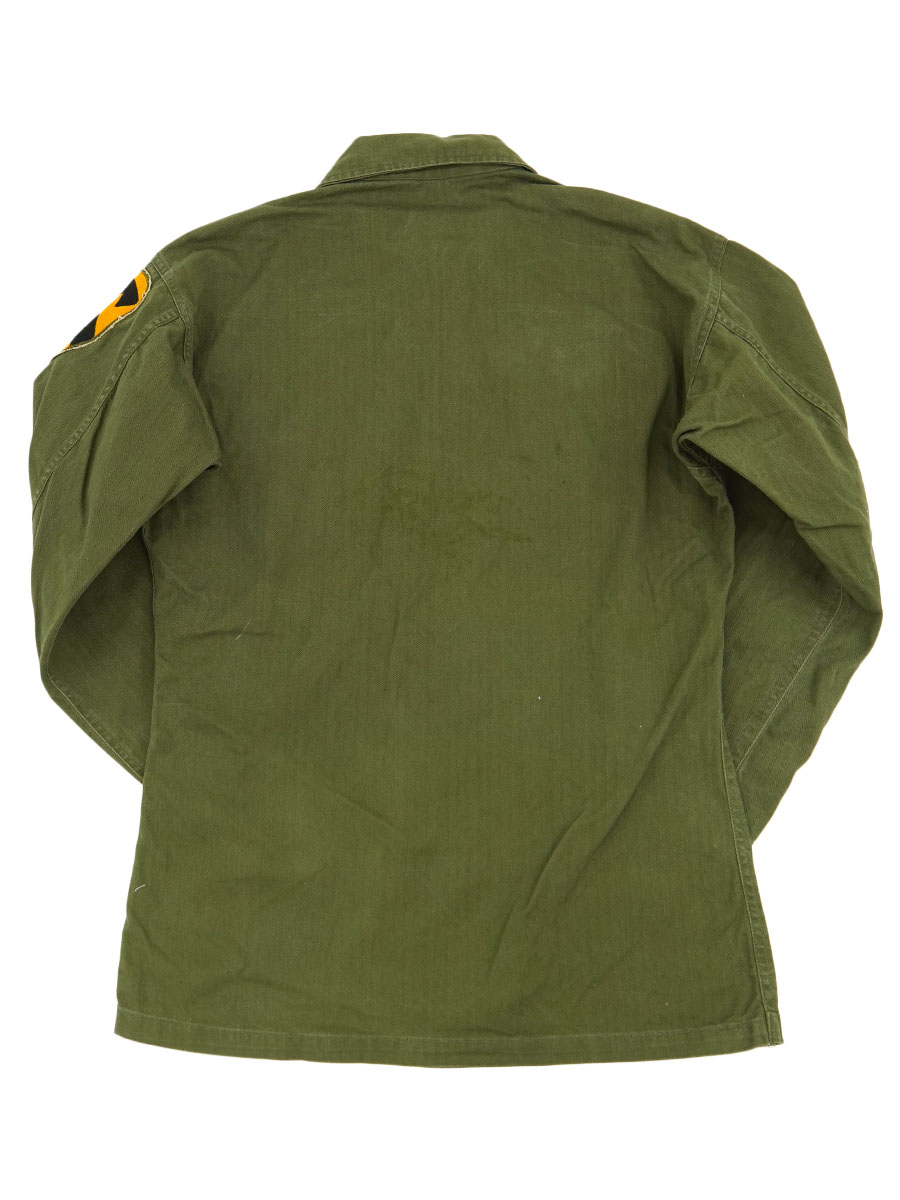 40'S U.S.ARMY M-43 HBT JACKET WITH 1ST CAVALRY DIVISION PATCH