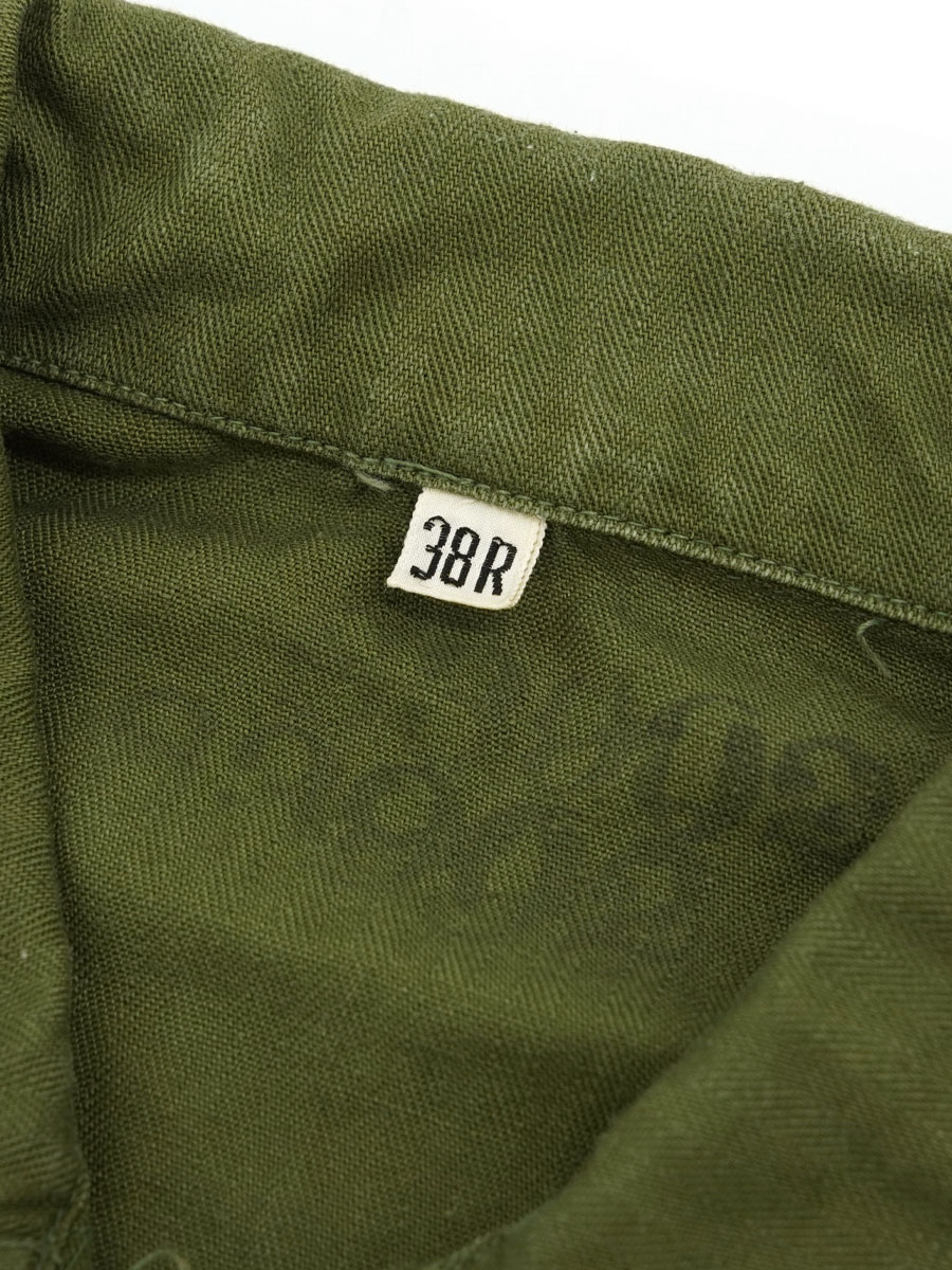 40's U.S.ARMY M-43 HBTジャケット ワッペン付き 表記(38R)