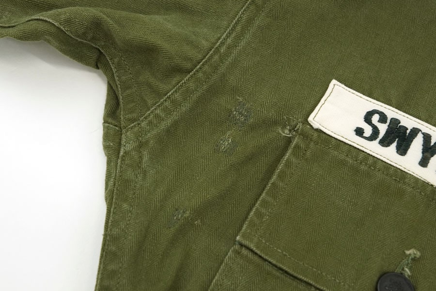 40's U.S.ARMY M-43 HBTジャケット ワッペン付き 表記(38R)
