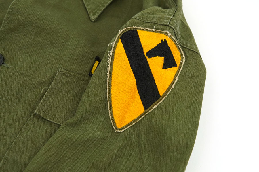 40's U.S.ARMY M-43 HBTジャケット ワッペン付き 表記(38R)