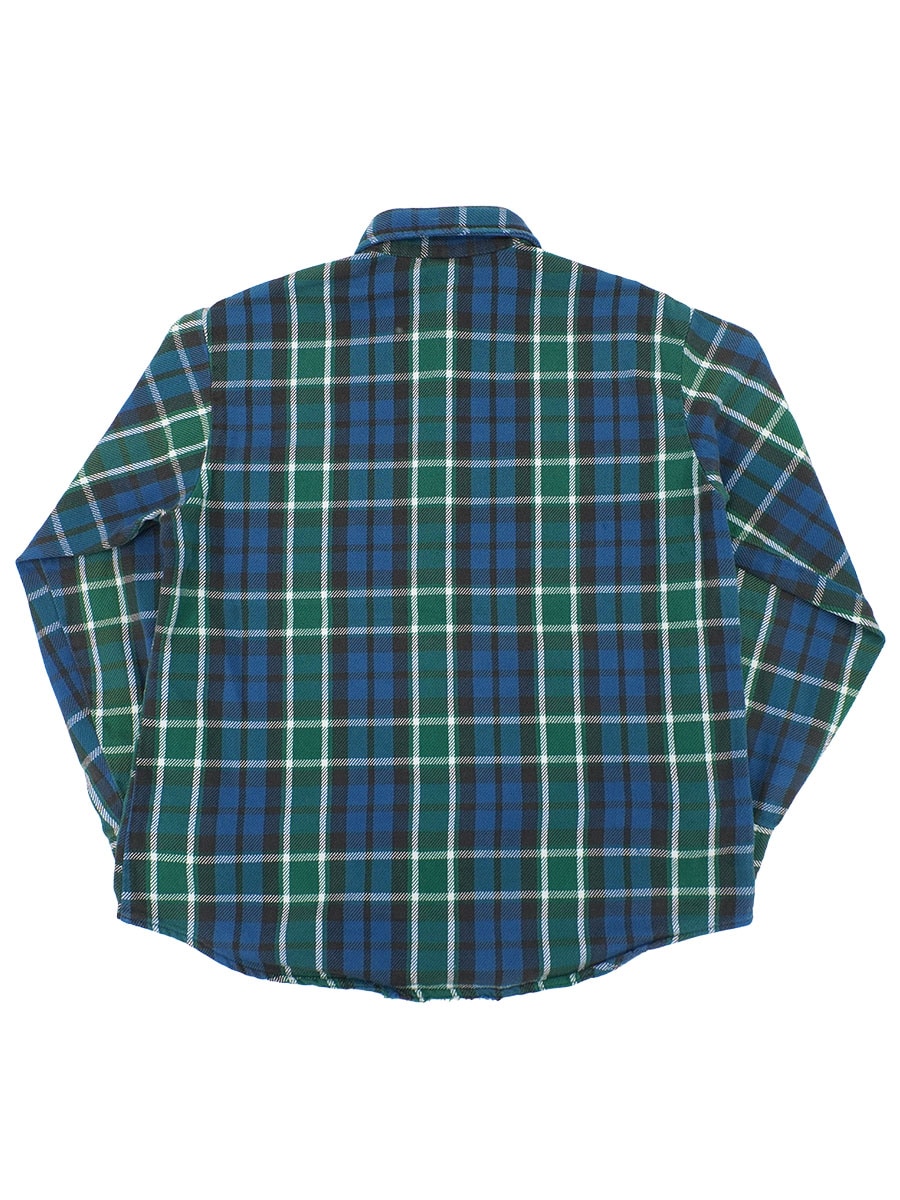 70's 単色タグ BIG MAC 好配色チェック フランネルシャツ 表記(L
