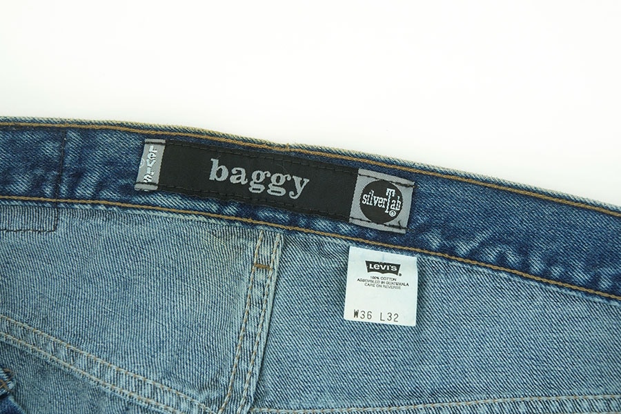 00'S LEVI'S SILVER TAB BAGGY JEANS (SIZE.W36 L32) NOS | SOLD OUT