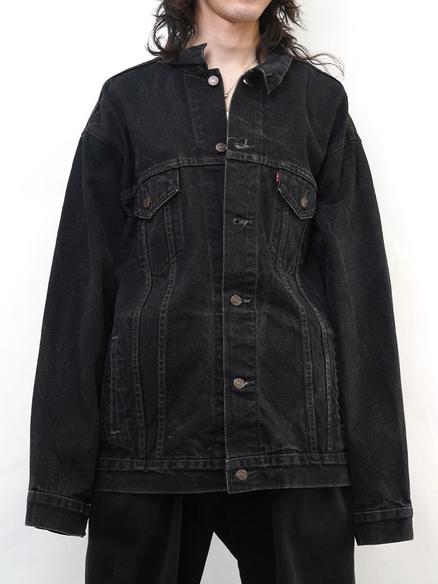 Levi's ブラック　デニムジャケット　70507 コロンビア製　XXL Levi's ブラック デニムジャケット 70507 コロンビア製 XXL ブラック
