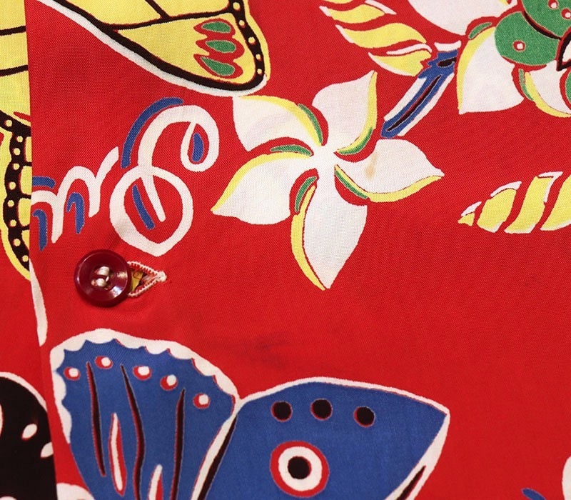 1940s HAWAIIAN SHIRT , Size L